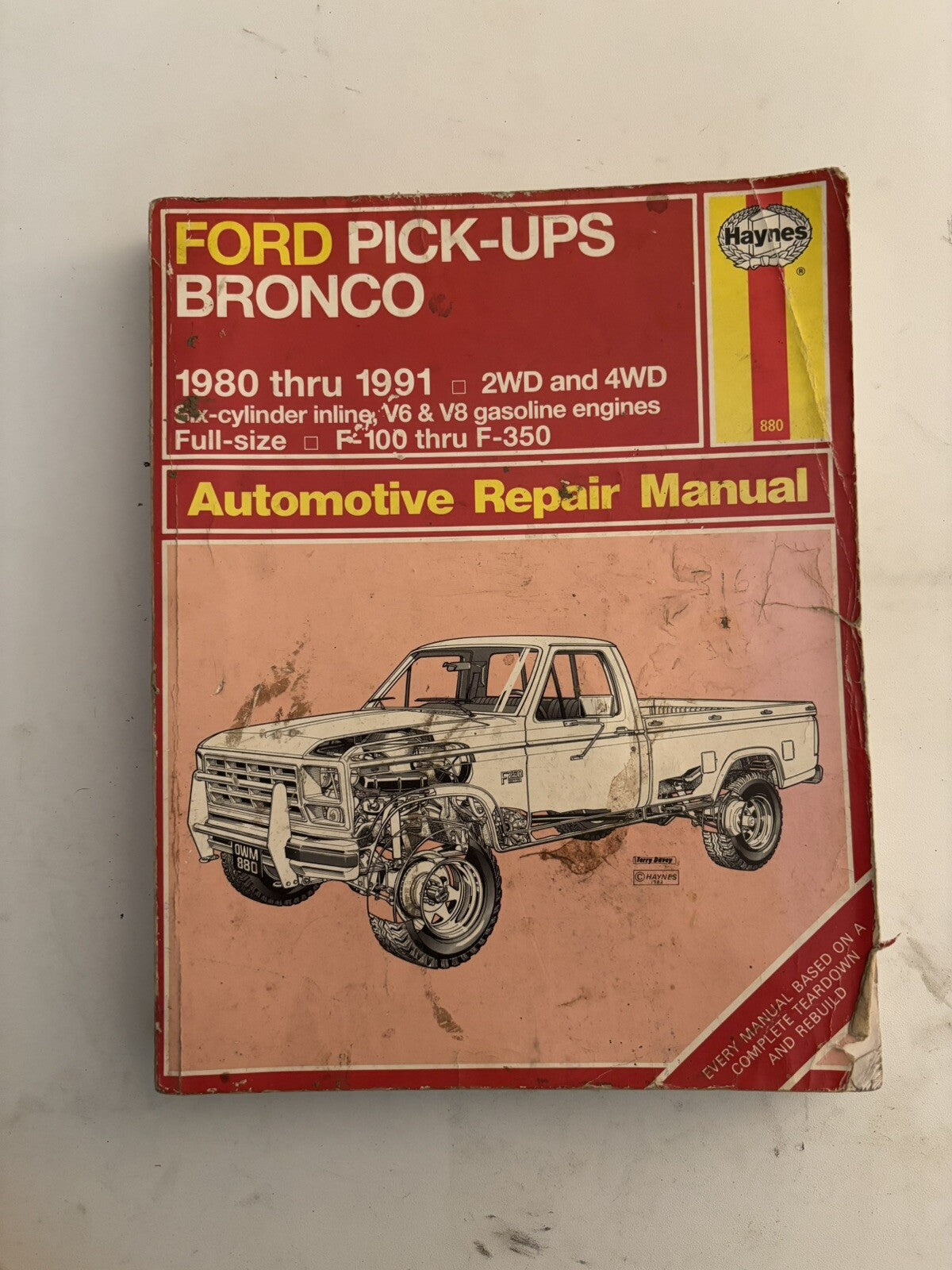 Ford Truck Bronco Service Repair Shop Manual F-100 F-150 F-250 F-350 Bullnose