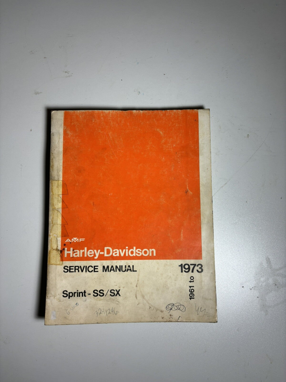 Harley-Davidson Sprint ss/sx service manual 1961-1973 Oem Complete