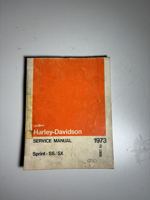 Harley-Davidson Sprint ss/sx service manual 1961-1973 Oem Complete