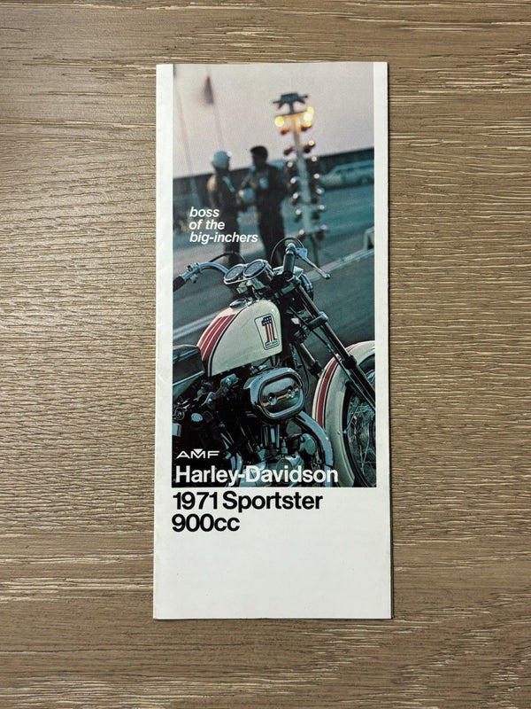 Harley Davidson Sportster 1971 Sales Brochure Ironhead Amf