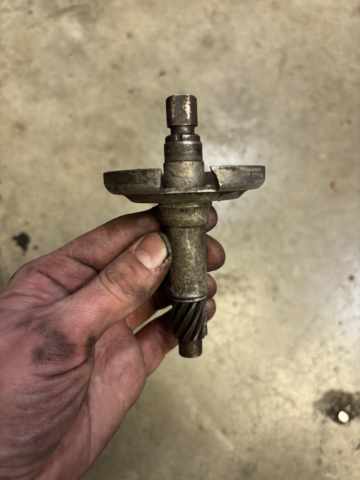 OEM Harley Timer Base 45 Flathead Big twin Servicar Circuit Breaker Tach Drive
