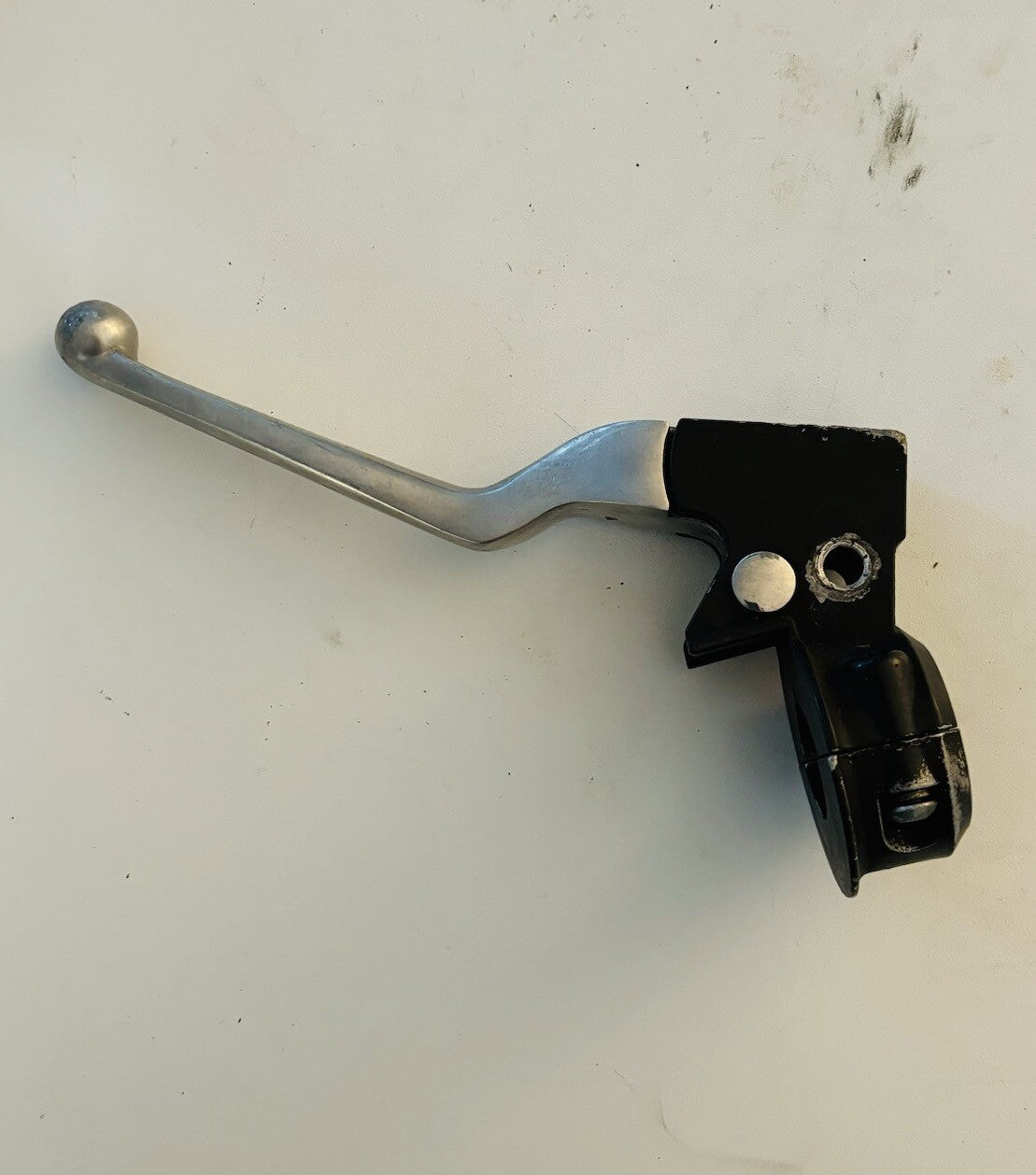 Harley Sportster Dyna Fxr Left Side Easy Pull Clutch Perch Lever Oem