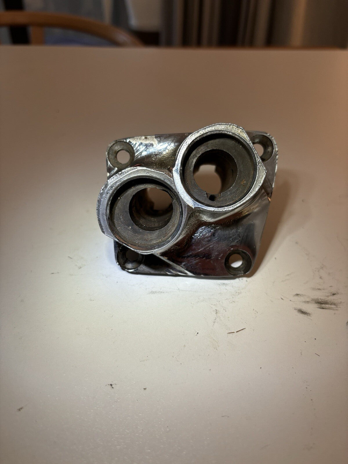 1953-65 Harley Panhead Motor Rear Tappet Block Chrome 18610-53 Oem