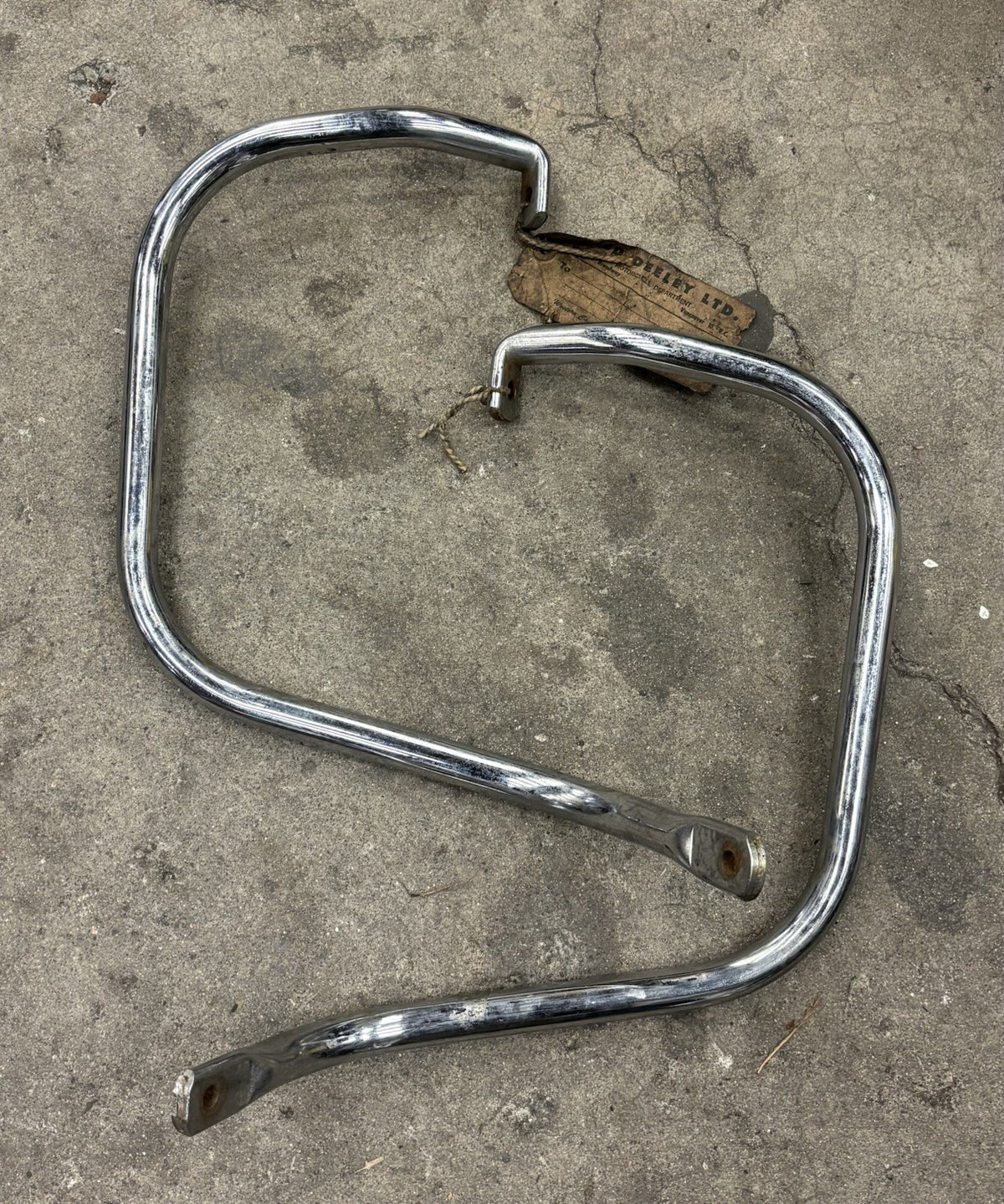 OEM HARLEY PANHEAD REAR CRASHBARS DUO GLIDE 49150-58A