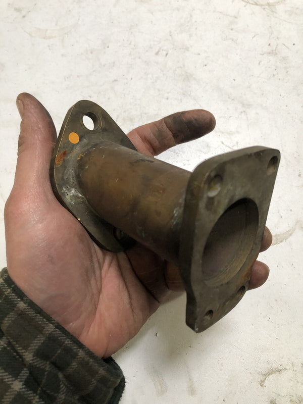Early Brass motorycle manifold Linkert Harley Indian