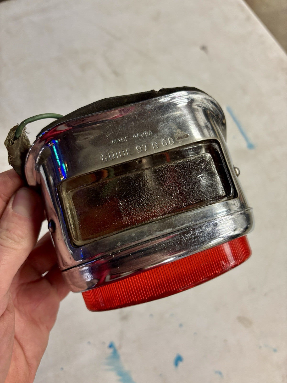 Harley-Davidson GUIDE R 68 Taillight Ironhead Sportster Shovelhead FX FXE OEM