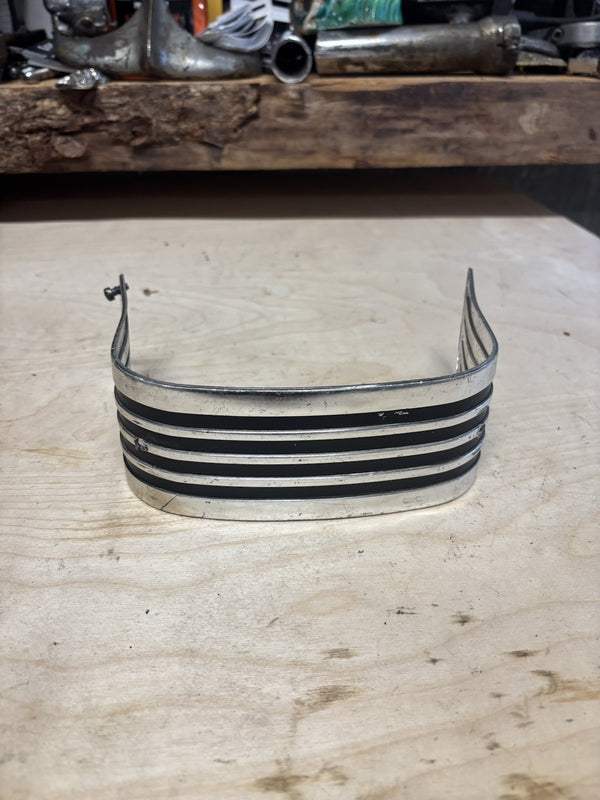 Vintage Harley-Davidson Shovelhead Panhead Duo Ribbed Fender Trim Aluminum