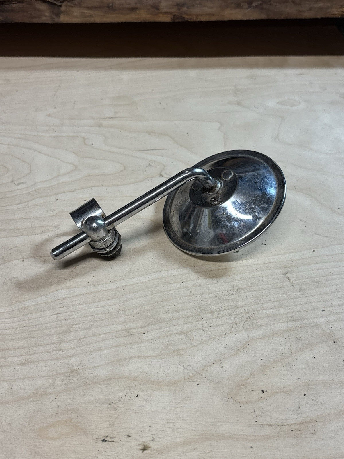 Harley Panhead Knucklehead Shovel Chopper Buco ? Bates ? Heavy Mirror Short Stem
