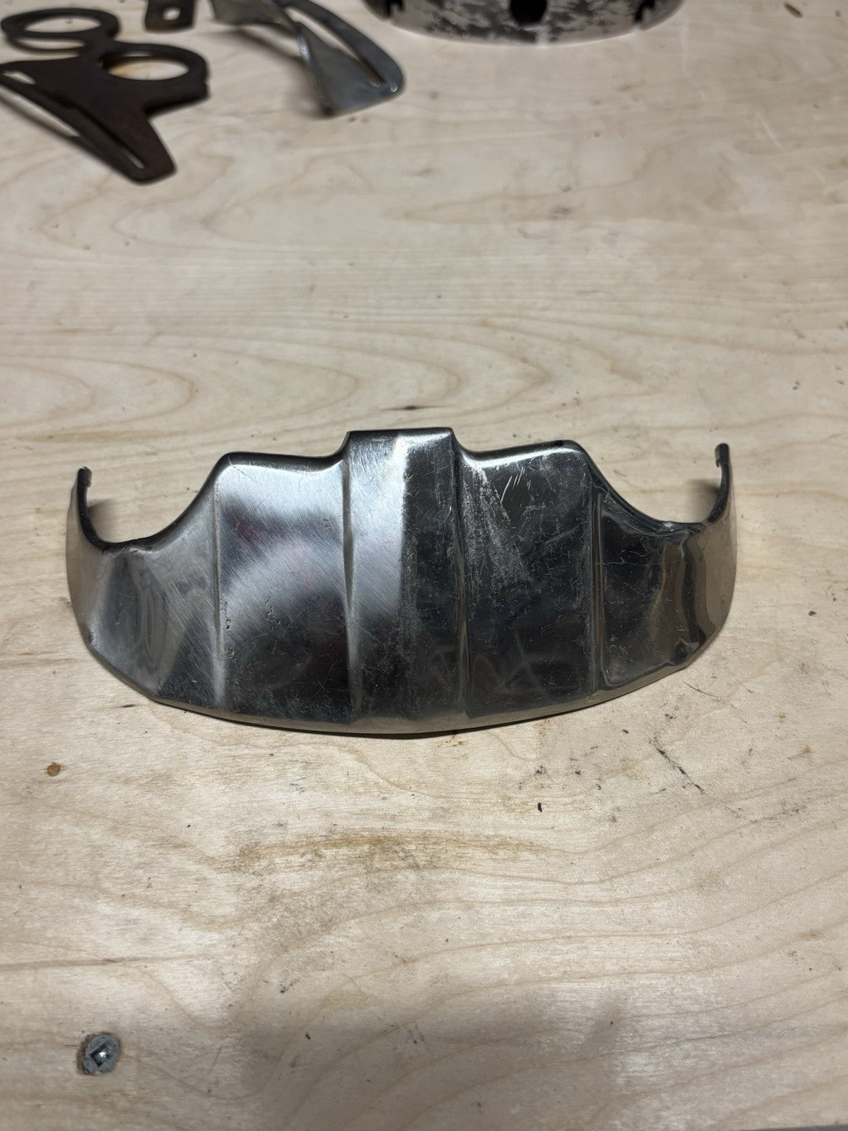 OEM Harley Davidson Panhead Hydra-Glide Front Fender Tip 59215-49 Stainless Knuc