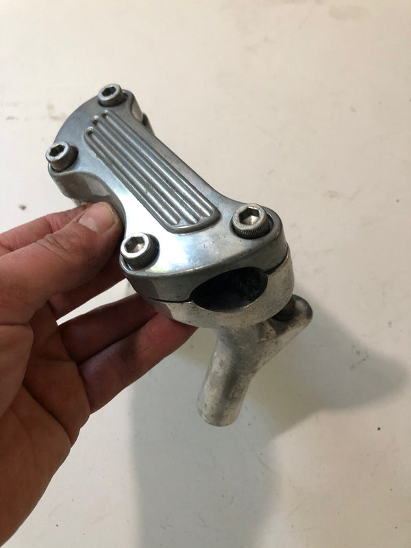 Harley shovelhead sportster Risers with mount for gauges  Oem