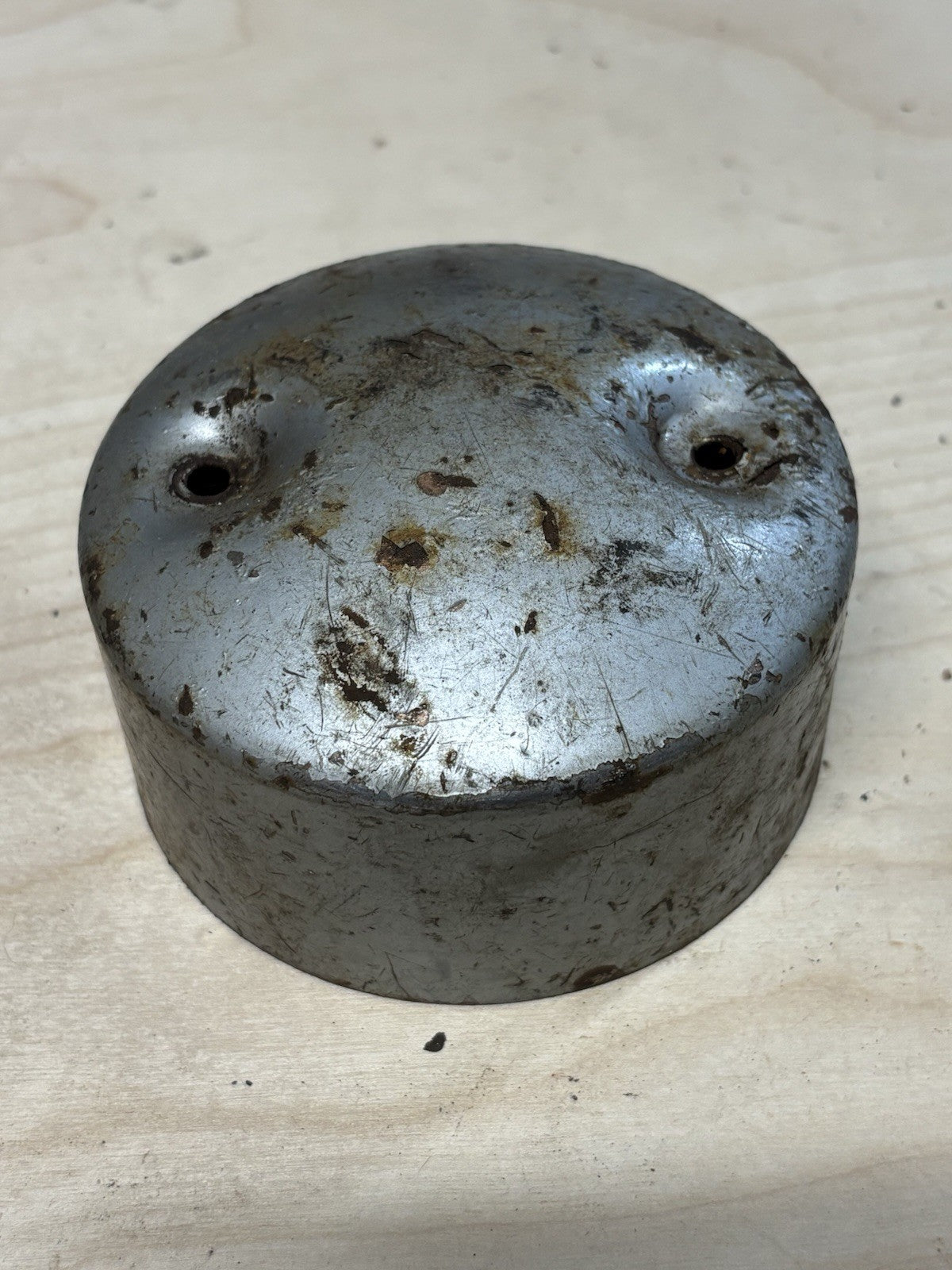 HARLEY KNUCKLEHEAD PANHEAD FLATHEAD GENERATOR END COVER HEAVY EARLY OEM CAP