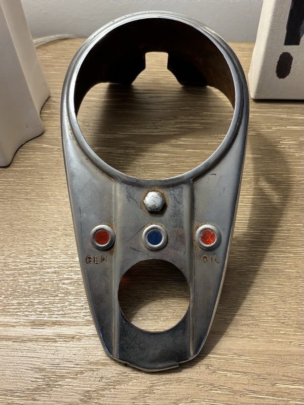 Harley Davidson Panhead Duo-Glide 3 Light Dash Cover 1962-67