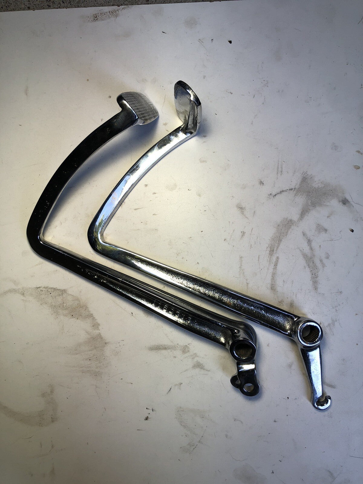 Ford Model A T Pedals Chrome Hotrod Clutch