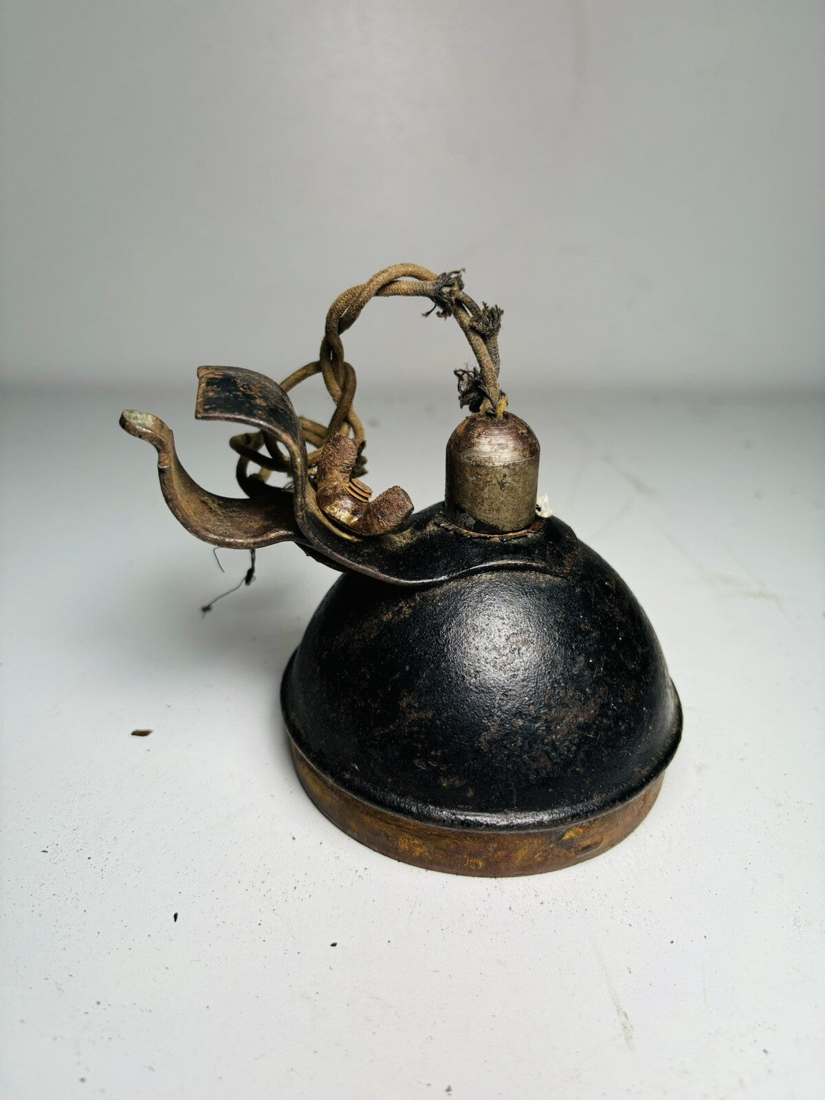 3.5” Motorcycle Bicycle Clamp On Head Light Lamp Vintage Antique Harley Indian