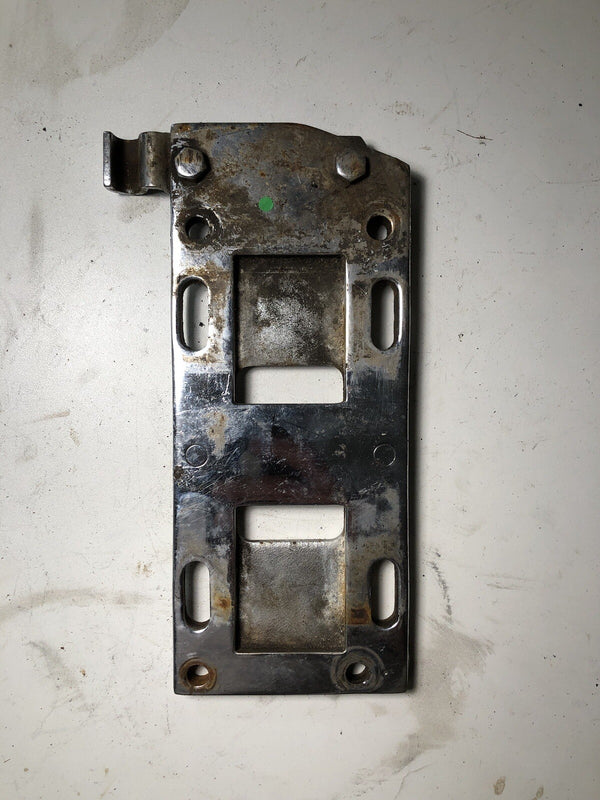 Harley Big Twin Chrome trans plate OEM 1937-57