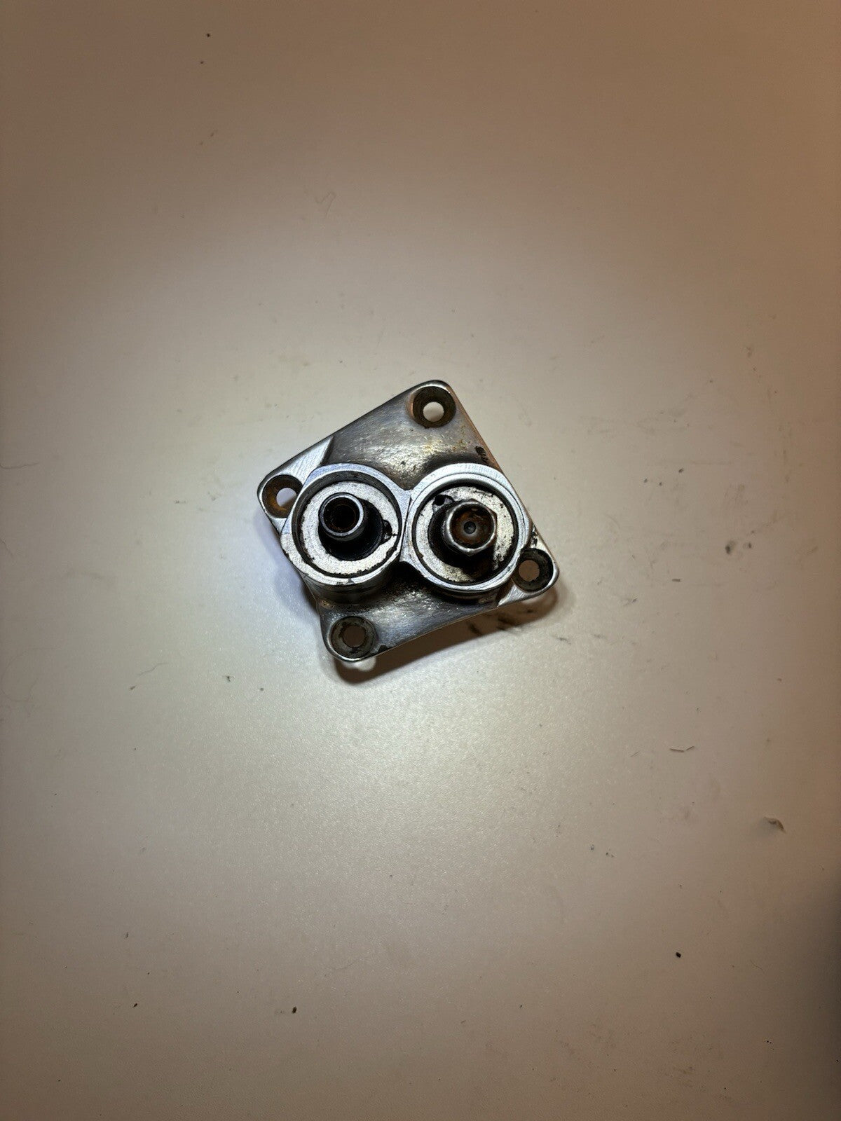 1953-65 Harley Panhead Motor Rear Tappet Block Chrome 18610-53 Oem