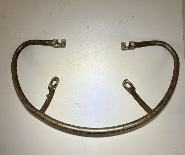 Harley Seat Grab Rail Crusty Chrome Knucklehead Flathead Has Repair Oem Antique