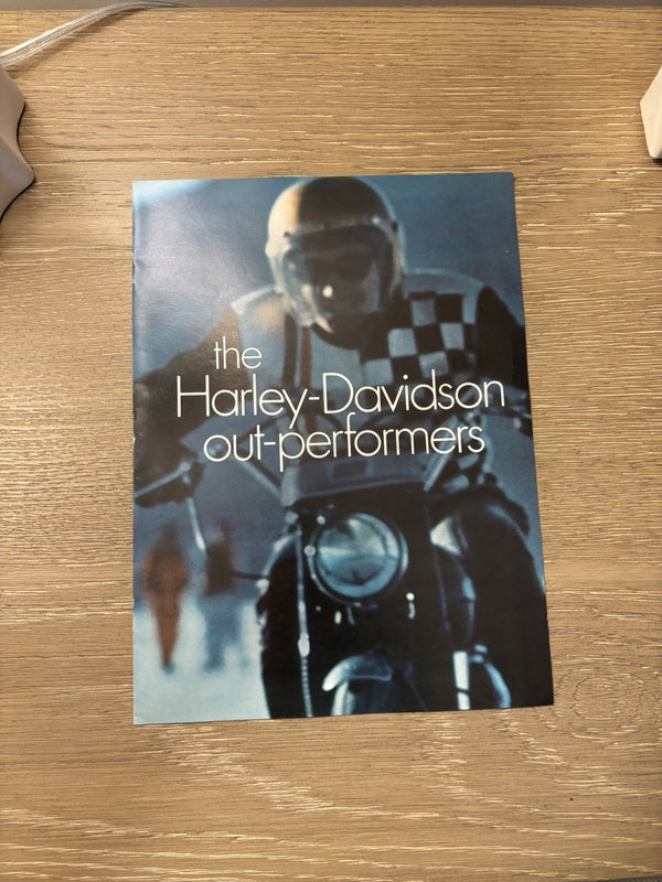 1969 Harley-Davidson Shovelhead Sportster  full line sales brochure 9”x11”